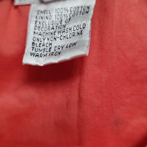 Talbots Petites  light melon flamingo embroidered skirt Sz 6P - Picture 6 of 6